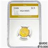 1908 $2.50 Gold Quarter Eagle PGA MS65