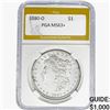 1880-O Morgan Silver Dollar PGA MS63+