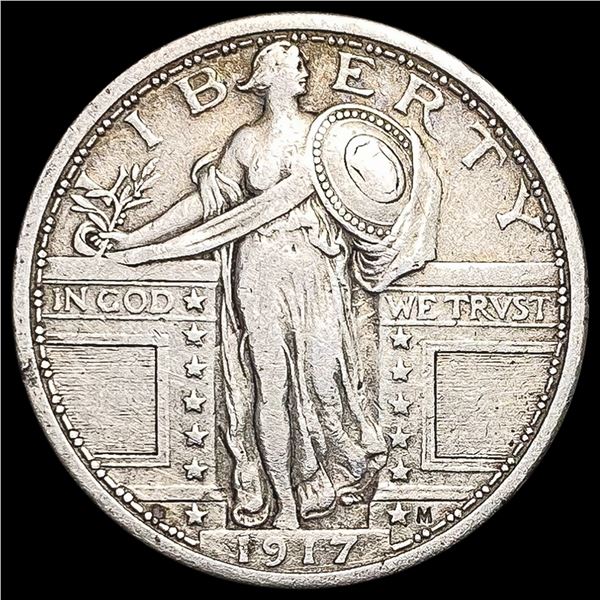1917 T1 Standing Liberty Quarter CLOSELY UNCIRCULATED