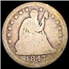 Image 1 : 1847-O Seated Liberty Quarter NICELY CIRCULATED