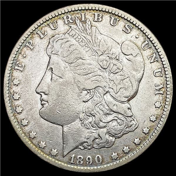 1890-CC Morgan Silver Dollar NEARLY UNCIRCULATED