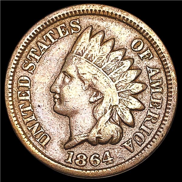 1864 BR Indian Head Cent LIGHTLY CIRCULATED
