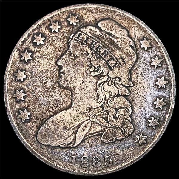 1835 Capped Bust Half Dollar NICELY CIRCULATED