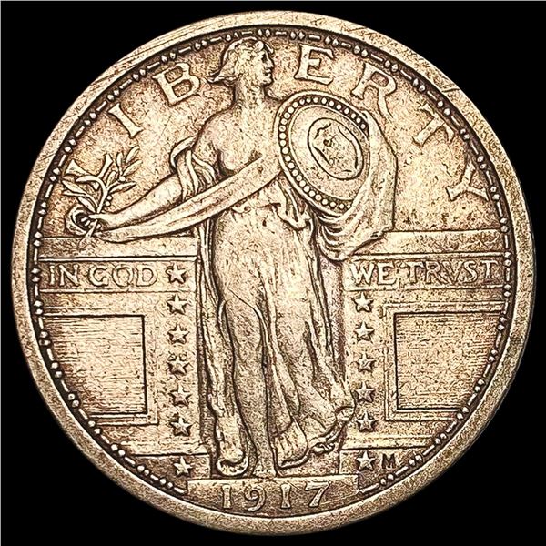 1917 T1 Standing Liberty Quarter CLOSELY UNCIRCULATED