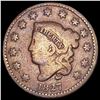 Image 1 : 1827 Coronet Head Large Cent LIGHTLY CIRCULATED