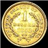 Image 2 : 1853 Rare Gold Dollar CLOSELY UNCIRCULATED