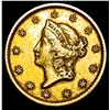 Image 1 : 1849-O Rare Gold Dollar CLOSELY UNCIRCULATED