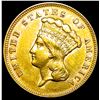 Image 1 : 1878 $3 Gold Piece CHOICE AU