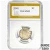 Image 1 : 1902 Liberty Victory Nickel PGA MS63