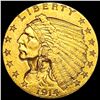 Image 1 : 1914 $2.50 Gold Quarter Eagle CLOSELY UNCIRCULATED