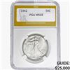 Image 1 : 1942 Walking Liberty Half Dollar PGA MS68