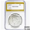 Image 1 : 1927 Silver Peace Dollar PGA MS64