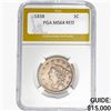 Image 1 : 1838 Coronet Head Large Cent PGA MS64 RED