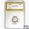 Image 1 : 1888 Seated Liberty Dime PGA MS65