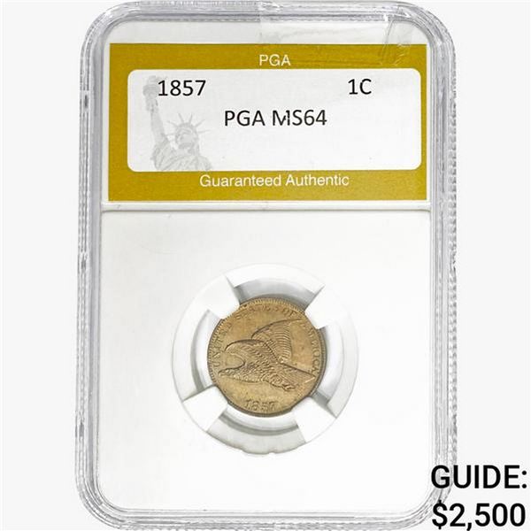 1857 Flying Eagle Cent PGA MS64