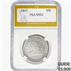 Image 1 : 1837 Capped Bust Half Dollar PGA MS61