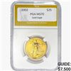 Image 1 : 2002 $25 Gold Eagle 1/2 OZ PGA MS70