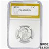 Image 1 : 1930 Standing Liberty Quarter PGA MS65 FH