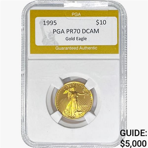 1995 $10 Gold Eagle PGA PR70 DCAM