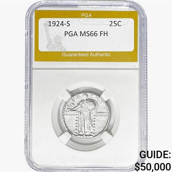 1924-S Standing Liberty Quarter PGA MS66 FH