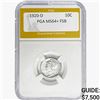 Image 1 : 1920-D Mercury Silver Dime PGA MS64+ FSB