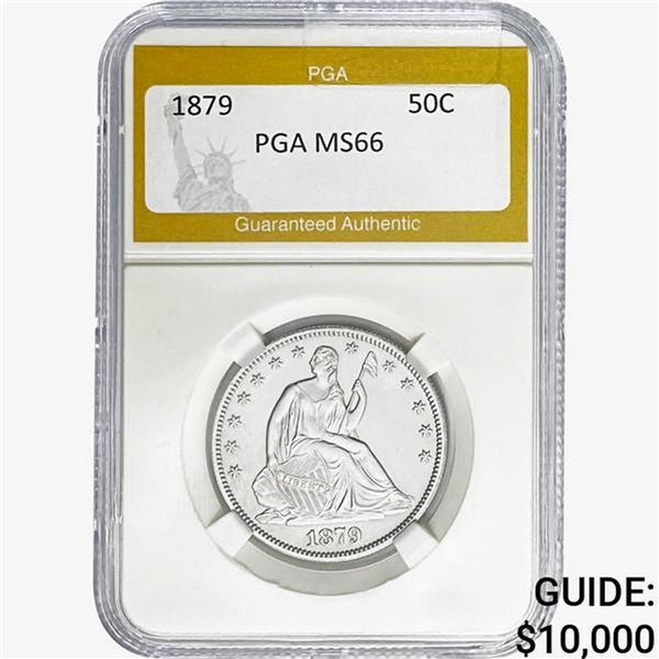1879 Seated Liberty Half Dollar PGA MS66