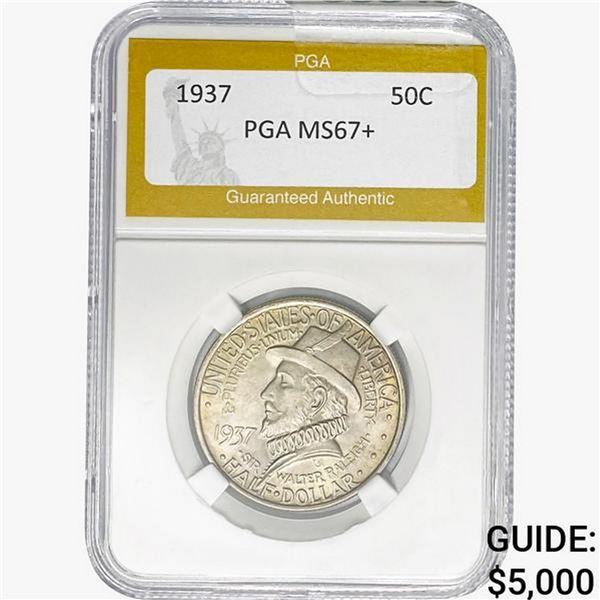 1937 Roanoke Half Dollar PGA MS67+