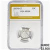 Image 1 : 1876-CC Seated Liberty Dime PGA MS64