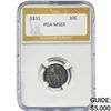 Image 1 : 1831 Capped Bust Dime PGA MS63