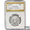 Image 1 : 1948-D Booker T Half Dollar PGA MS67