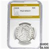 Image 1 : 1826 Capped Bust Half Dollar PGA MS63+