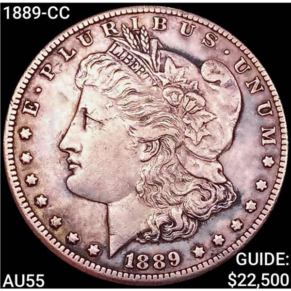 1889-CC Morgan Silver Dollar HIGH GRADE