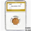 Image 1 : 1867 Indian Head Cent PGA MS64+ RED