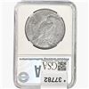 Image 2 : 1922-P Silver Peace Dollar PGA MS65 HAIR PIN