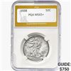 Image 1 : 1938 Walking Liberty Half Dollar PGA MS65+