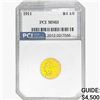 1911 $2.50 Gold Quarter Eagle PCI MS63