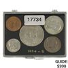 Image 1 : 1954-S Mint set 1C-50C
