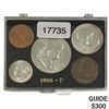 Image 1 : 1956 Mint set 1C-50C