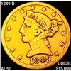 Image 1 : 1849-D $5 Gold Half Eagle CLOSELY UNCIRCULATED