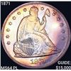 Image 1 : 1871 Seated Liberty Dollar CHOICE BU PL