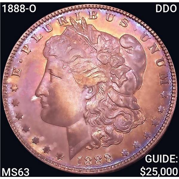 1888-O DDO Morgan Silver Dollar CHOICE BU