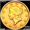 Image 1 : 1853-C Rare Gold Dollar CHOICE AU
