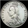 Image 1 : 1887 Gr. Britain 1/2 Crown UNCIRCULATED