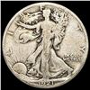 Image 1 : 1921-S Walking Liberty Half Dollar NICELY CIRCULATED