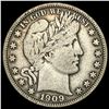 Image 1 : 1909 Barber Half Dollar NICELY CIRCULATED