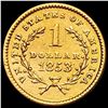 Image 2 : 1853 Rare Gold Dollar CLOSELY UNCIRCULATED