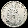 Image 1 : 1853 Arrows Rays Seated Liberty Quarter CHOICE BU