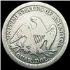 Image 2 : 1854 Arrows Seated Liberty Quarter NICELY CIRCULATED