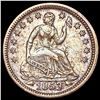 Image 1 : 1853 Arrows Seated Liberty Half Dime CLOSELY UNCIRCULATED