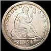 Image 1 : 1854 Arrows Seated Liberty Quarter LIGHTLY CIRCULATED